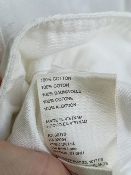 Free People Just Jill White Denim Maxi Dress with Slim Straps_M - Picture 5 of 8